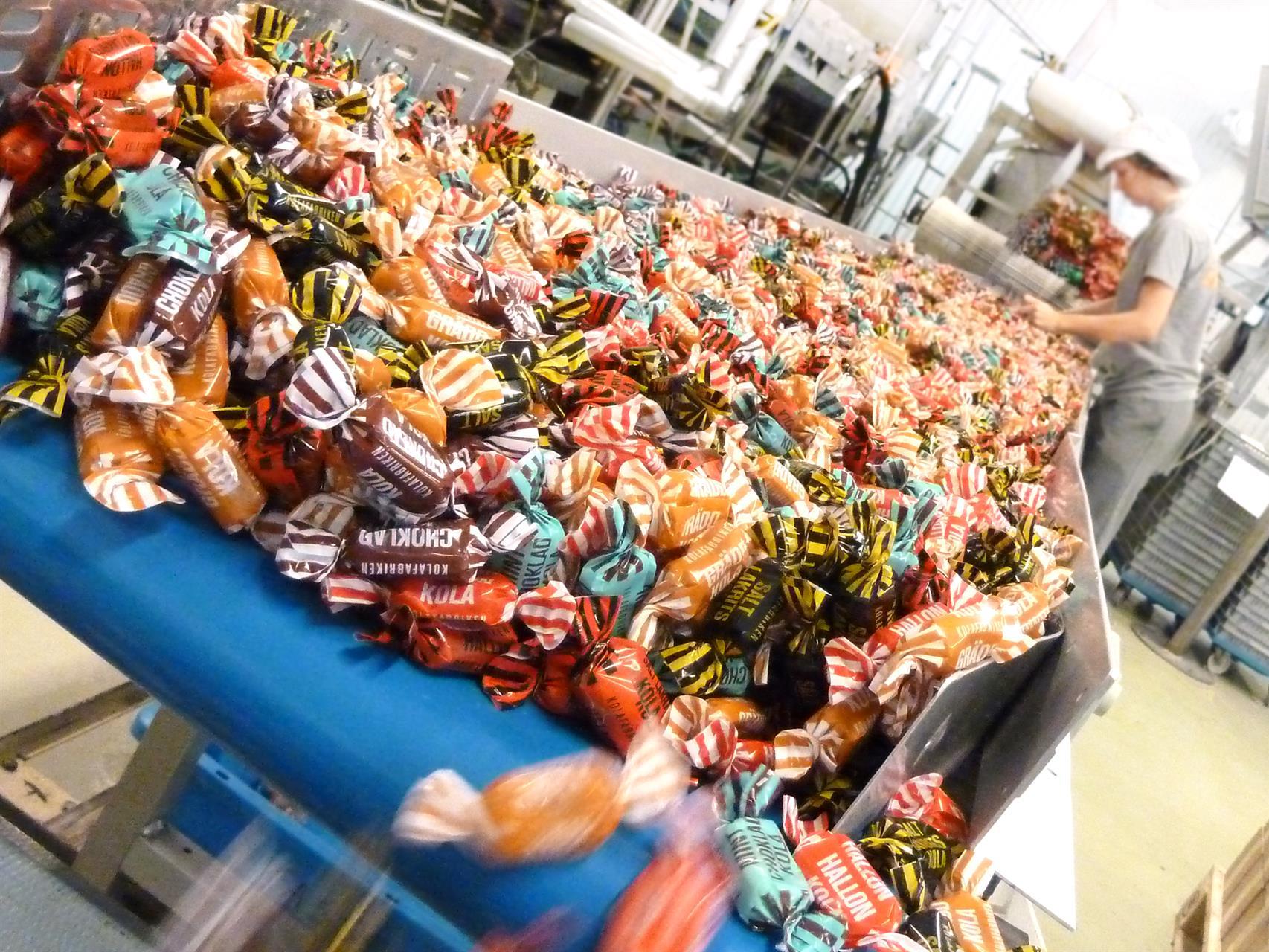 Kolalinjen i fabriken