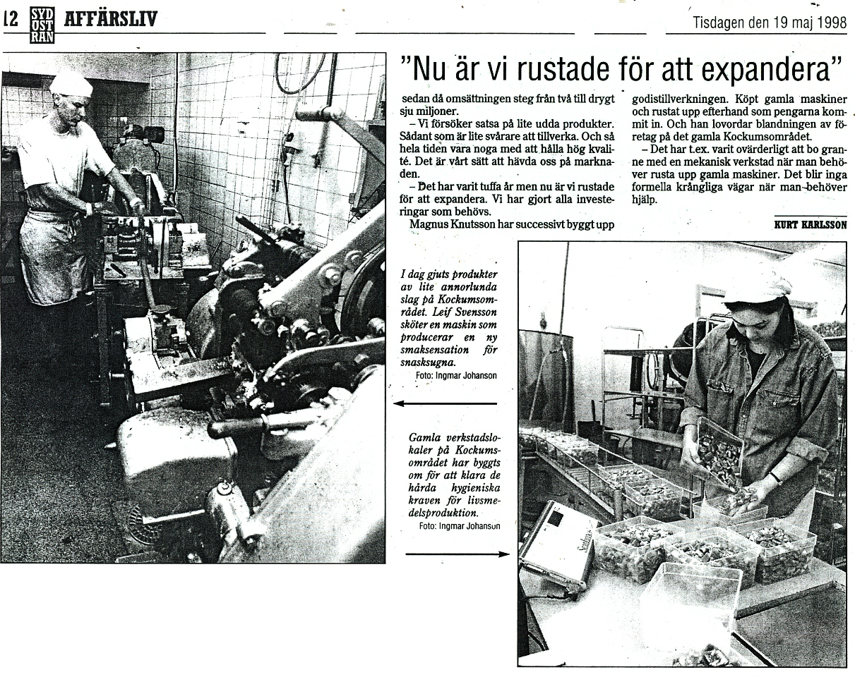 Pressklipp från BLT, 6 april 1996