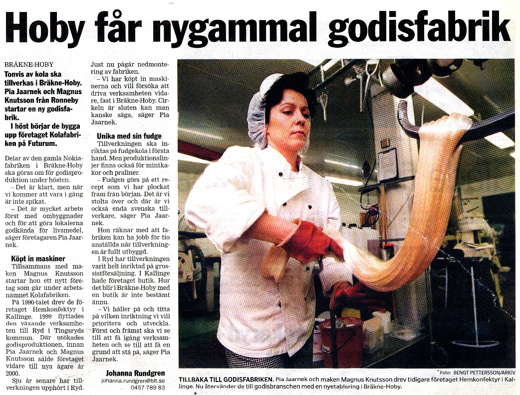 Pressklipp från BLT, 25 juli 2007