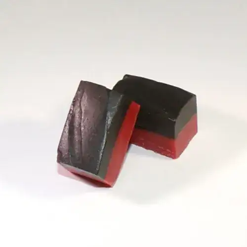 Raspberry/Liquorice fudge